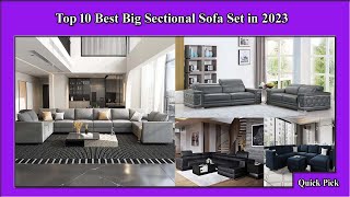 ✅ Counting Down to the Best Big Sectional Sofa Set of 2023!