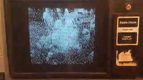 Demo of TRSVID video player for TRS-80 Model I, 3 and 4 computers.