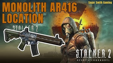 STALKER 2 Monolith AR416 Location | Deluxe Edition Weapons | Journalist Stash Lesser Zone Sphere