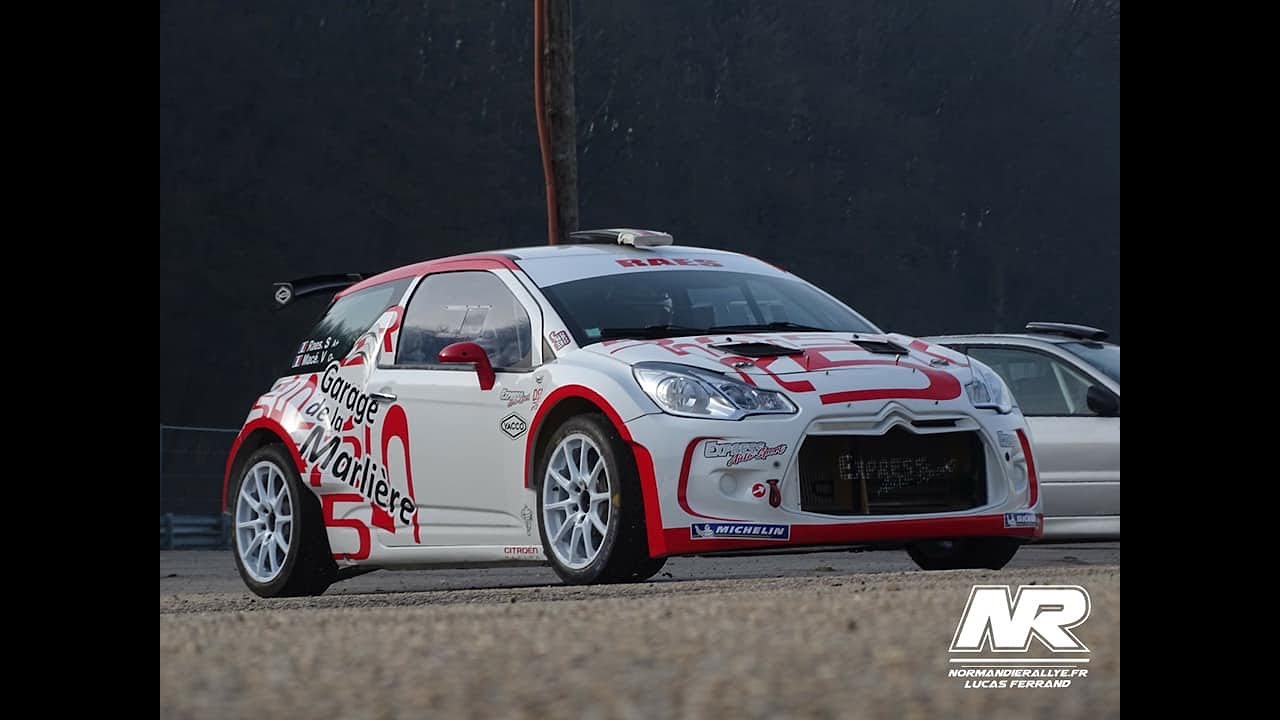 Essai de la DS3 R5 de Vivien Mace sur le Circuit de Folembray