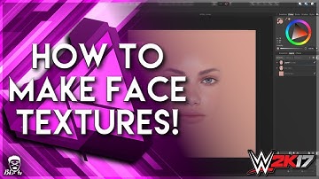 WWE2K17 | How to create custom face textures | Affinity designer tutorial