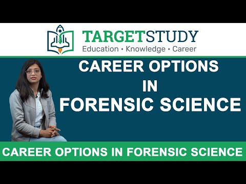 Career Options in Forensic Science | Forensic Science Careers #targetstudy