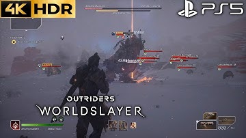 Head For The Energy Field OUTRIDERS WORLDSLAYER Pyromancer Gameplay Walkthrough PS5 4K 60FPS HDR