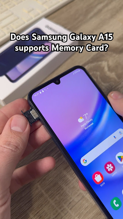 Does Samsung Galaxy A15 supports memory SD card? #samsung #galaxya15 #sdcard #shorts