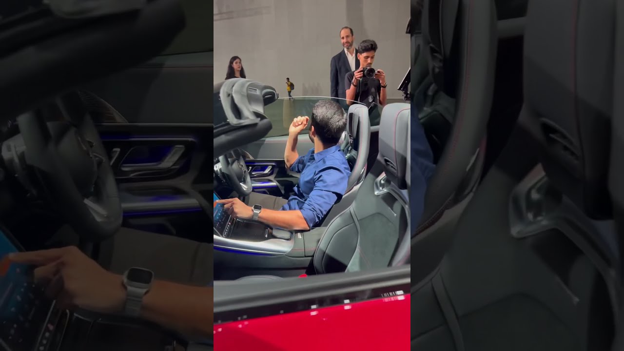 The All New Mercedes Benz AMG SL 55 S Drop Top Goes Down In Under 15 Secs 