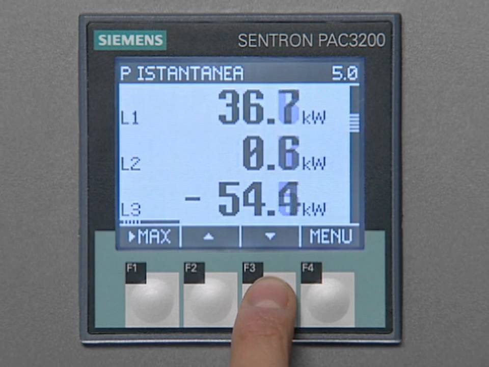 SIEMENS POWER MANAGEMENT SENTRON PAC 3200 YouTube