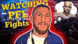 This guy almost Knock Out me / The Machine watching Marlon morales vs Brendan loughnane
