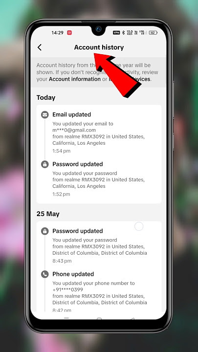 TikTok Account history kaise dekhein |   How to check TikTok Account history #techfrack