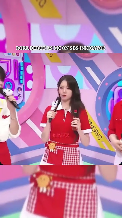 Rora debut as an mc in sbs inkigayo 😭💓 #kpop #fypシ゚viral #babymonster #rora #inkigayo #mc #shorts