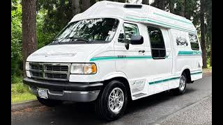 1994 Dodge Ram Van Leisure Travel RV 67k Miles Fridge Range Toilet for sale in Milwaukie, OR
