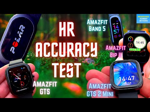 Heart Rate Accuracy Test for Amazfit GTS2 Mini vs GTS vs Bip U vs Band 5 | Ultimate Review & Test