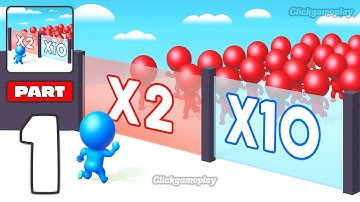 Mob Control Gameplay Walkthrough Part 1 - Tutorial Tower Defense Action Clash War (Android,iOS)