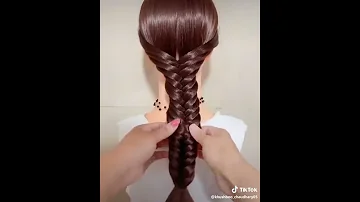 اسهل طريقه لعمل ضفيره هنديه 