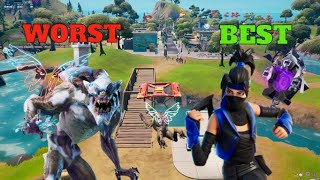 The BEST and WORST Combos of Fortnite..