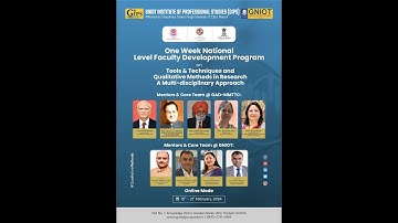 One Week National Level FDP (Day 5 Session 1 Part 2)