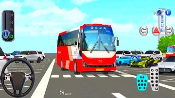 New Intercity Hyundai Bus in Highway Rest Area - 3D Driving Class 2024-best android gameplays