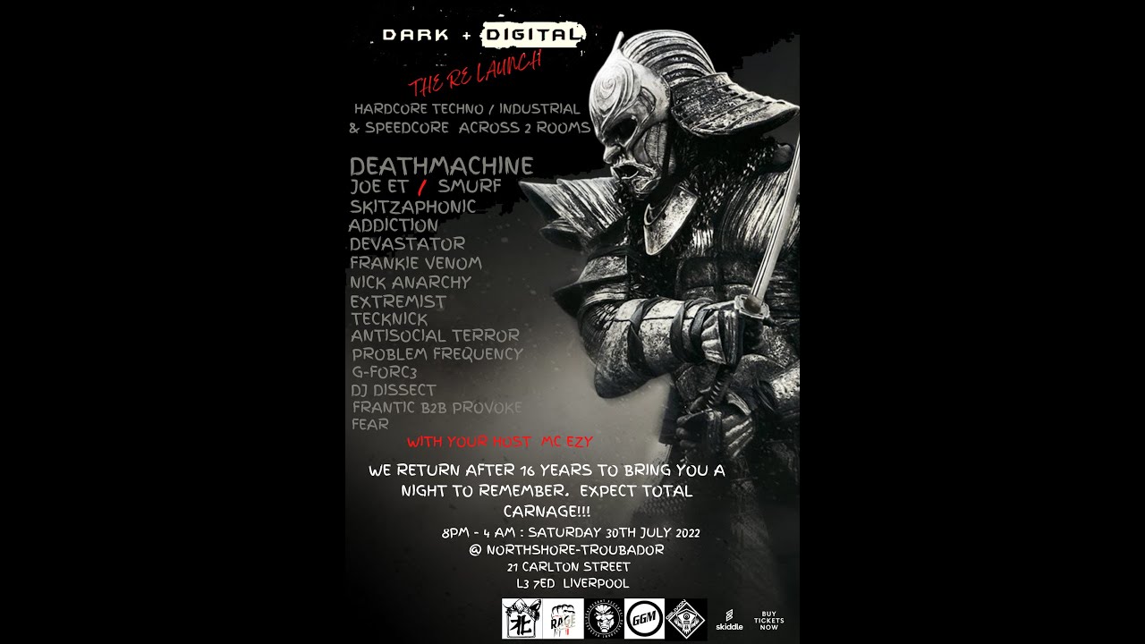 2022-07-30 DJ Smurf @  Dark + Digital. Liverpool, 30/07/2022 [Terror set]