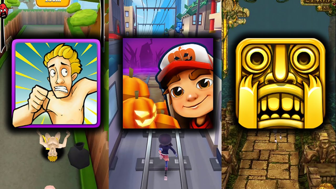 Streaker Run Streaker Run Vs Subway Surfers Cambridge Vs Temple Run - YouTube