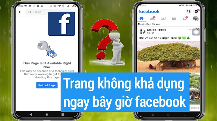 Lỗi traang này ko tồn tại khi veri account fb