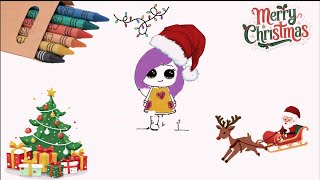 Noel Baba ile Sihirli Fırça! 🎄✨ (Büyüleyici Boyama) #komikvideo screenshot 2