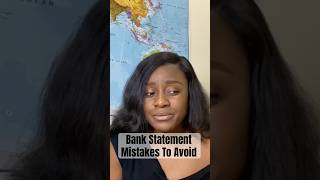 Bank Statement Mistake - Source of Funds #bankstatement #visaapplicationhelp