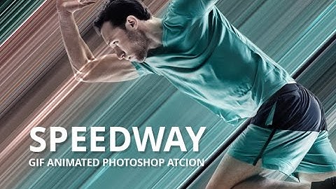 Speedway Gif Animated Photoshop Action