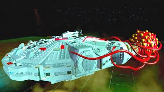 LEGO Star Wars The Force Awakens Part 5 Walkthrough Rathtar Boss Fight - The Eravana
