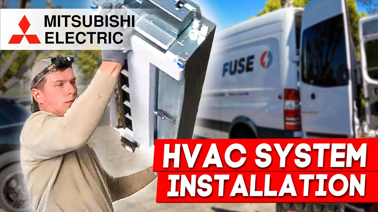 8️ Zone Ceiling Cassette Mitsubishi Ductless heating and air conditioning  install in San Jose, CA 🤠 - YouTube