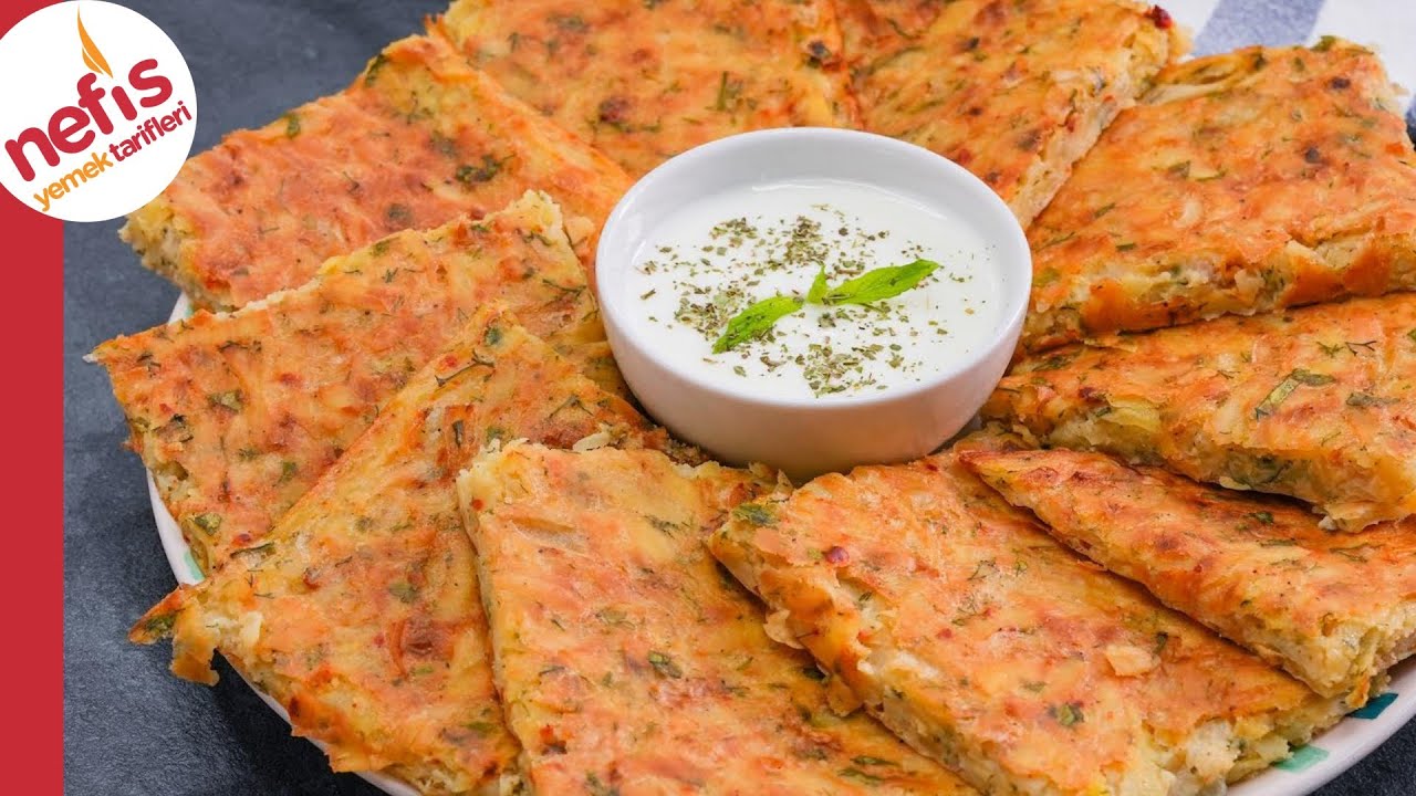 HİÇ UĞRAŞMADAN ???? KIZARTMADAN ???????? Fırında Hafif Patates Mücveri Tarifi