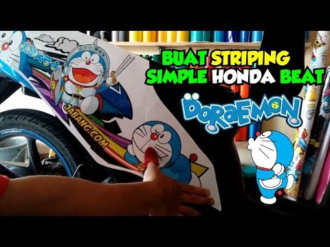 39 Gambar modifikasi motor doraemon Paling Keren