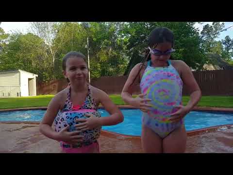 Kambria and Kyree Inflating Swimsuits - March 23, 2018