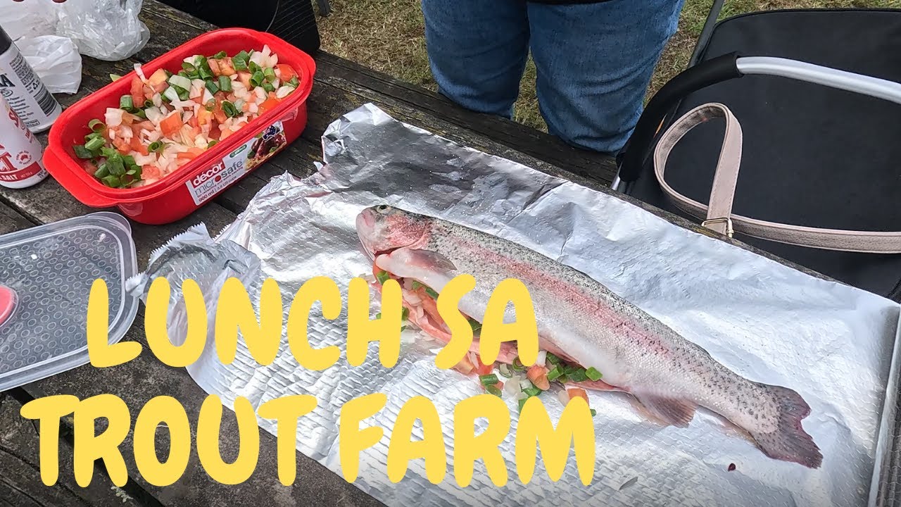 LUNCH SA TROUT FARM YouTube