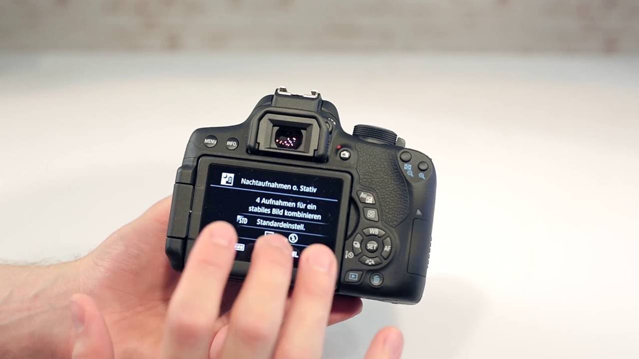 Canon EOS 750D Tutorial - Kapitel 3.0 - YouTube