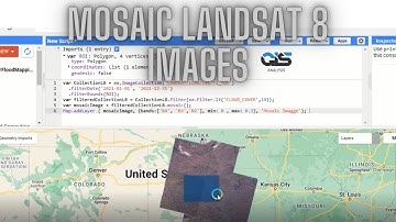 How to Mosaic Landsat 8 Images in Google Earth Engin || GEE || Mosaic || GIS Analysis