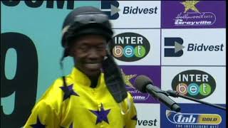 20201025 Hollywoodbets Greyville Race 9 won by BINARY STAR