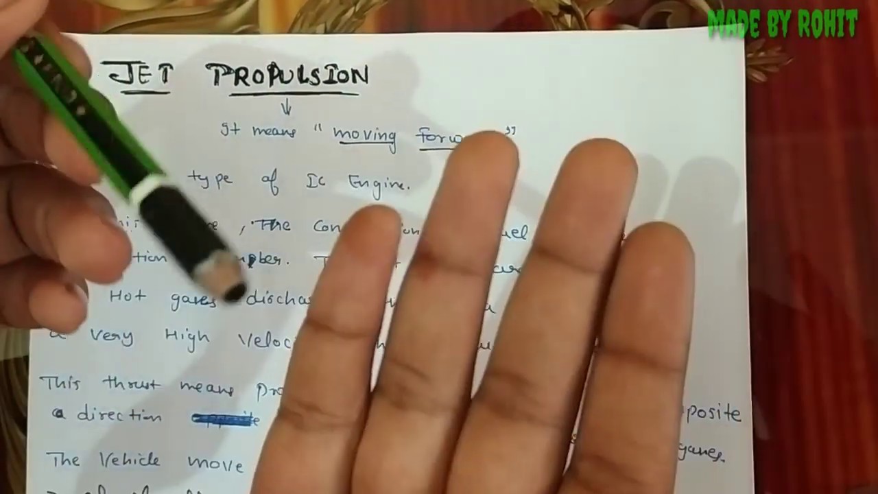 Jet Propulsion Explained In Hindi YouTube