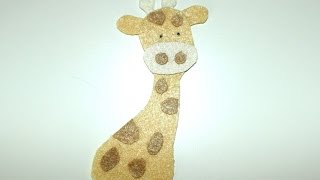 How To Make a Cute and Simple Giraffe Applique - DIY Crafts Tutorial - Guidecentral News