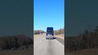 Semi truck moving in backward #shorts
