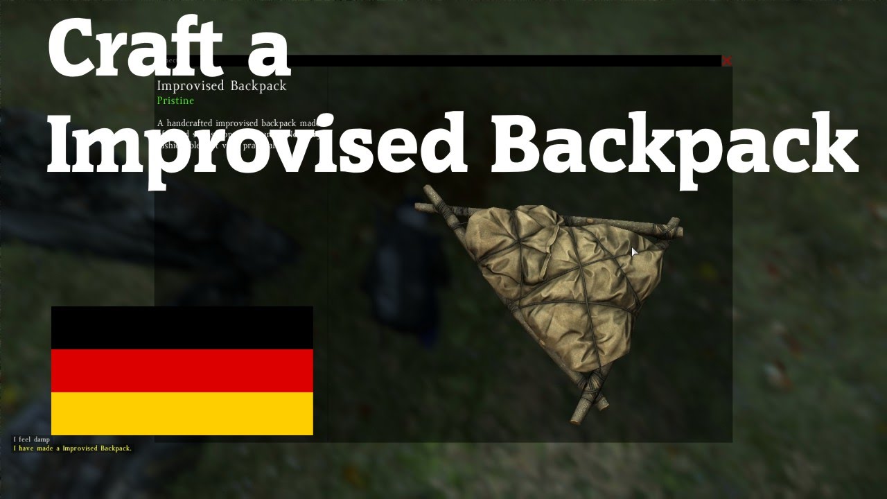 DayZ Guide improvisierter Rucksack herstellen [Deutsch] YouTube
