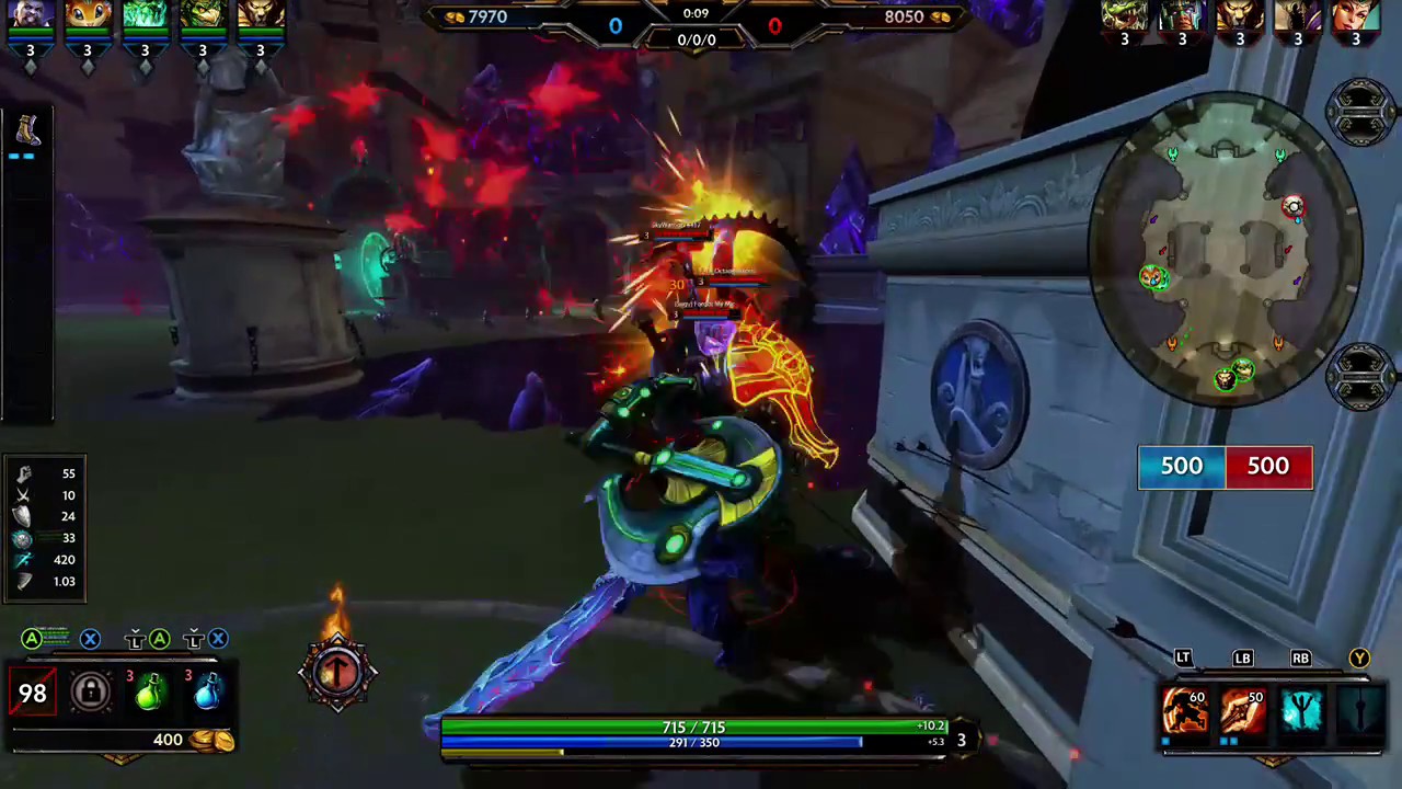 INSTANT TRIPPLE KILL (Corrupted Arena - Smite)