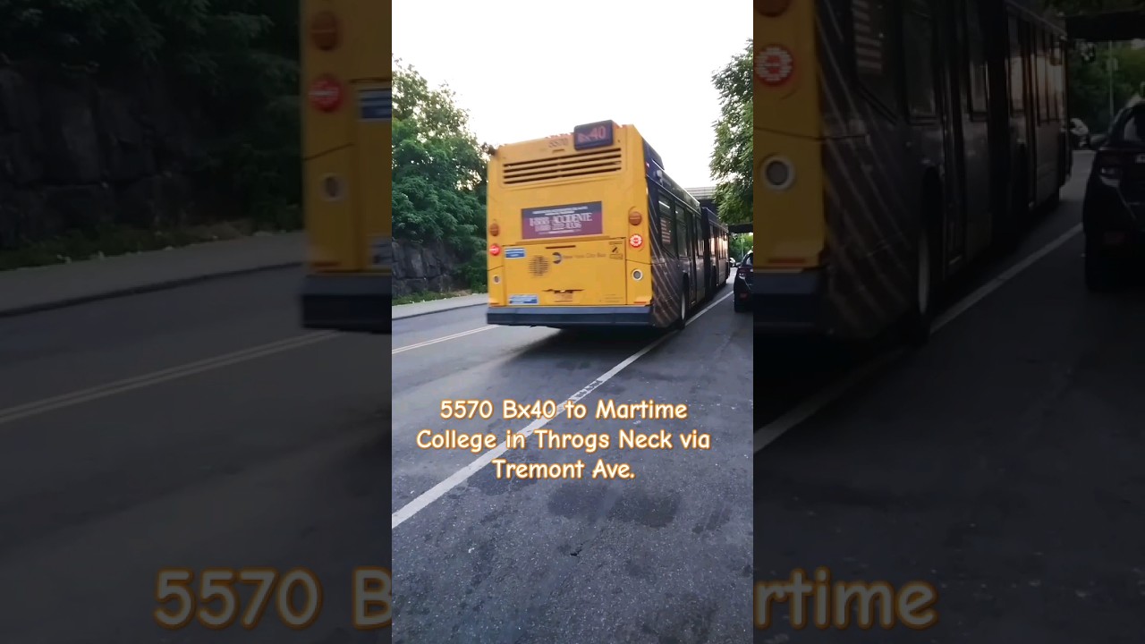 MTA NYC BUS: 5570 Bx40 @ 180th St & Morris Park Ave.