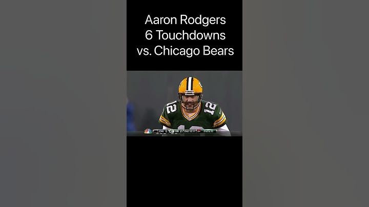 Aaron Rodgers throws 6 first half touchdowns | Packers vs. Bears Week 18