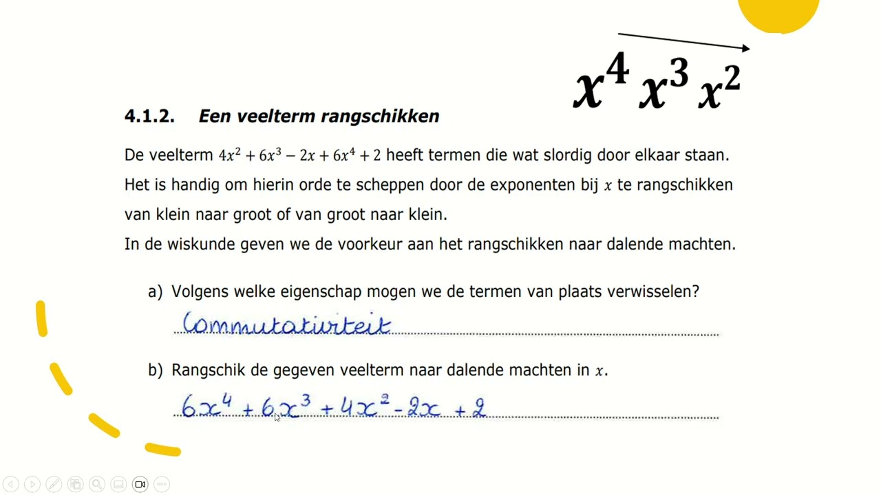 Wat zijn veeltermen en rangschikken