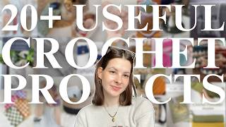 20 useful crochet project ideas | crocheted things i use every day!