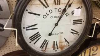 Hobby Lobby Clock section