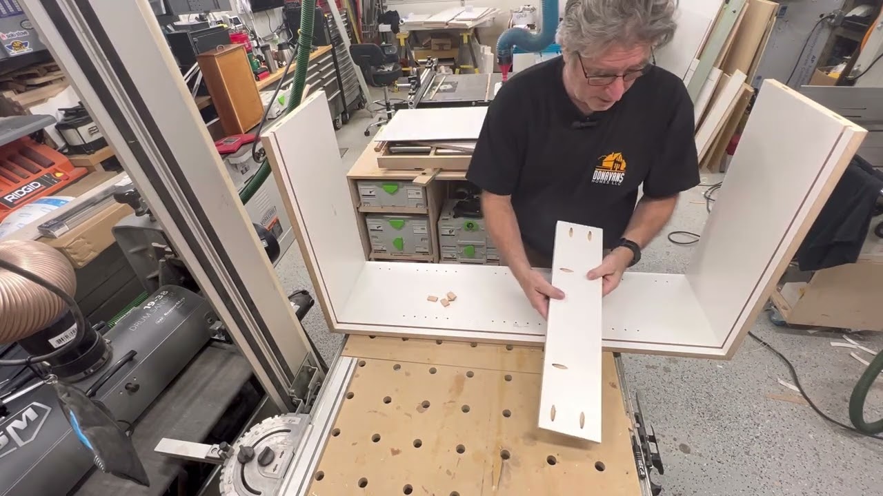 ⁣Final Panel Prep and Assembly | Kitchen cabinet build series Part 7