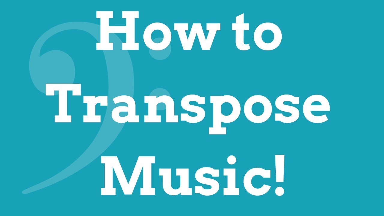 How to Transpose Music! Transposing Instrument Flashcards and Chart
