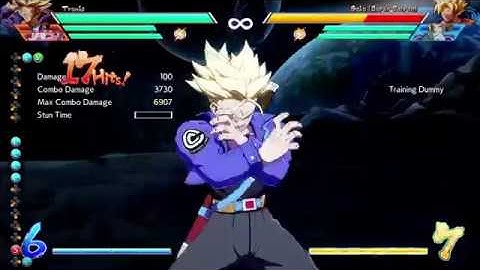Dragon Ball FighterZ - New Future Trunks Tech? Instant Air Dash and Cyclone Jump