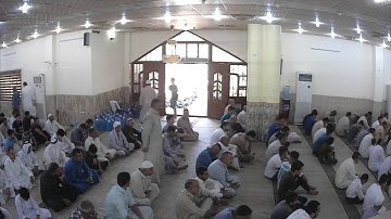 تلاوة معطرة من ايات الذكر الحكيم من صلاة الجمعة في جامع عمر بن عبدالعزيز كركوك 2016/8/12