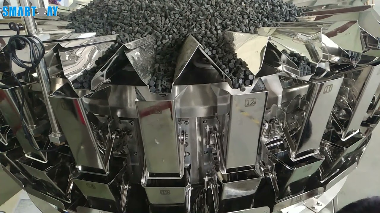 28 Head Weigher Multihead Weighing Scale China Smartweigh Machinery